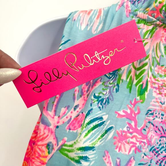 LILLY PULITZER Womens Malone Dress XL Cay to My Heart Blue Celestial Blue NWT - Picture 11 of 14